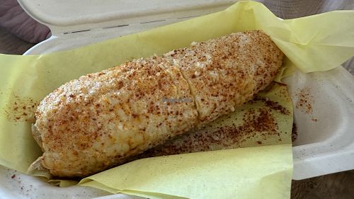 Street Corn in the Cob $5  at El Cocinero Restaurant in Van Nuys