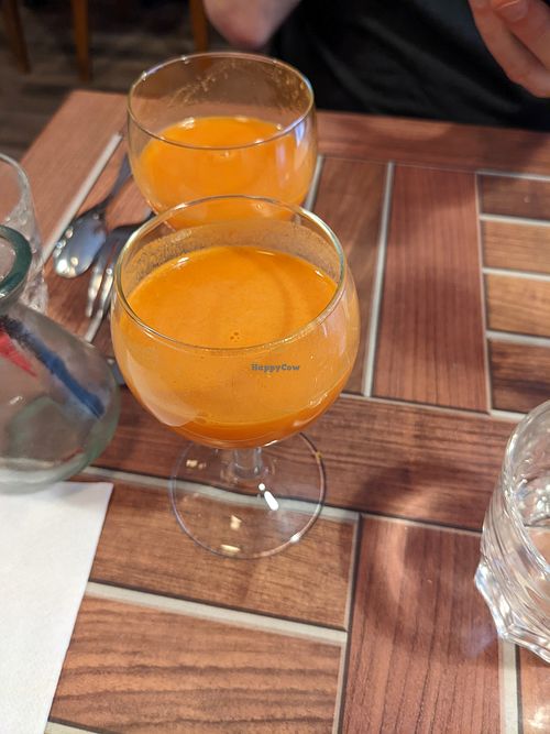 Vegetable juice at Douceurs Vegetales in Toulouse