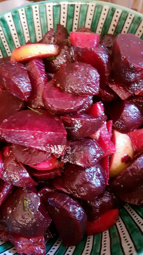 beetroot and Apple salad   at Lior's Kitchen at Tierra Verde in South West London