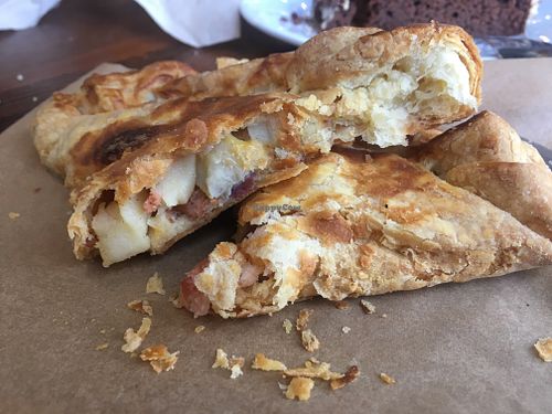 Bacon, potato and cheese pastry  at Timeless Coffee Roasters and Bakery in Berkeley