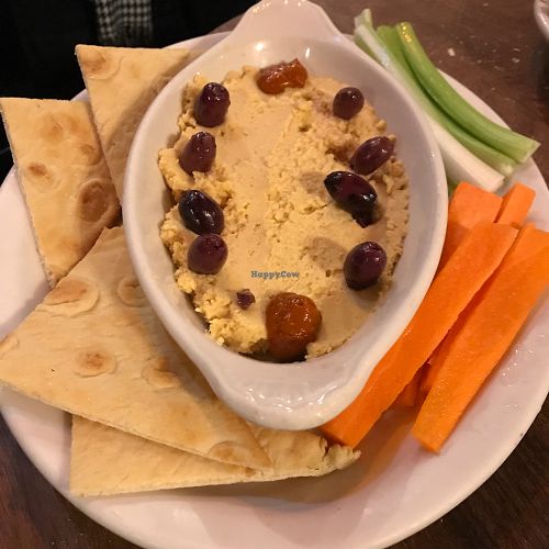 Hummus platter  at Offshore Ale Co in Oak Bluffs