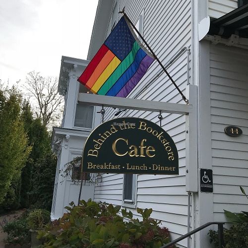 Entrance  at Behind the Bookstore in Edgartown