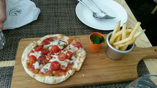 Vegan Pizza at The Vegvolution Kitchen in Hong Kong Island