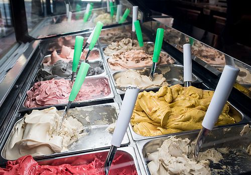 DAIRY & GLUTEN FREE gelato made from alternative milks
NOT a sorbet
10 delish different flavours at Gelato Republic in Petersham