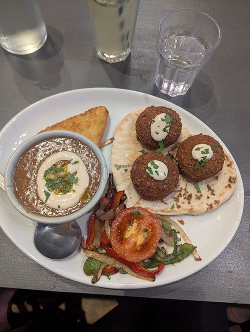 Egyptian breakfast at La Cafetiere in Leeds