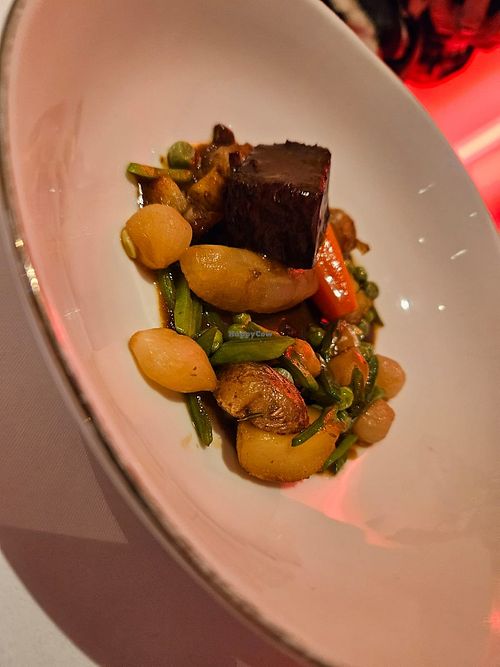 3D printed beef at Gauthier Soho in London