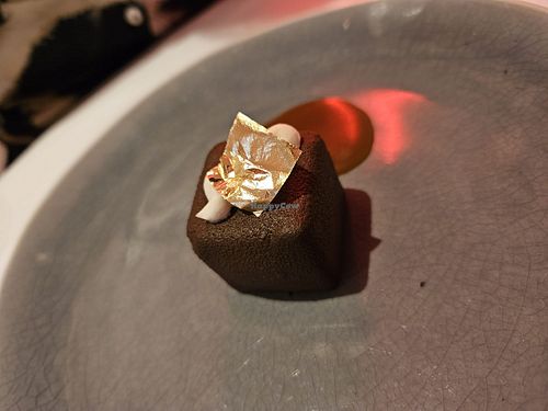 Chocolate composition at Gauthier Soho in London