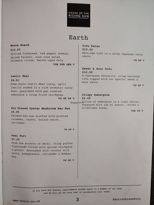 1 at House of the Rising Sun in Shrewsbury