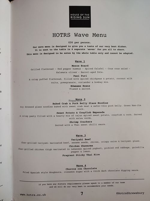 3 at House of the Rising Sun in Shrewsbury