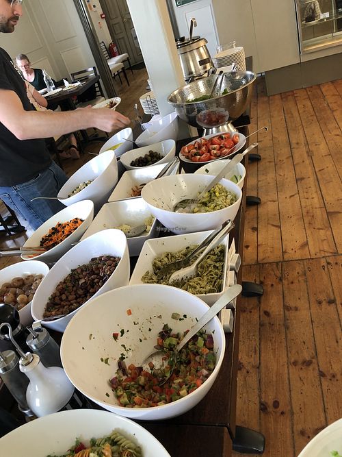 Veg lunch buffet 1 at The Settlement Center Restaurant in Borgarnes