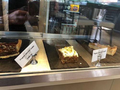 Vegan cakes  at The Settlement Center Restaurant in Borgarnes