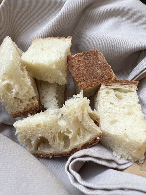 Yummy table bread  at Gaudi&Naan in Ljubljana