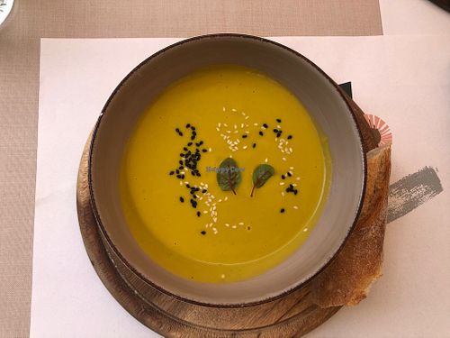 soup at Gaudi&Naan in Ljubljana