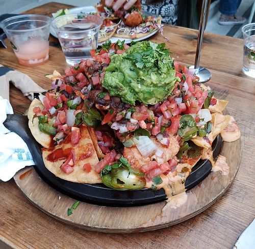 Massive nachos! at Pablo y Pablo in Seattle
