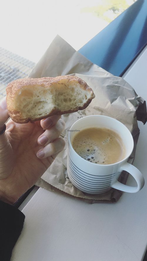 Cinnamon doughnut, 10/10 at Tart Bakery - St Kevins Arcade in Auckland