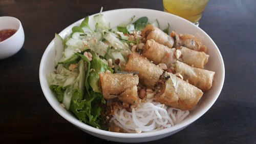 Bun at ROM Vegetarian Restaurant in Da Nang