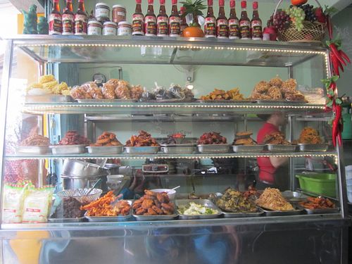 large selection to choose from at Com Chay Thanh Dam in Da Lat