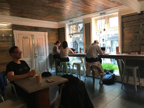 Inside at Daily Pot in Bergen