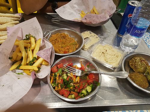 vegan stuff at Zooba - Al Gabalayah in Cairo