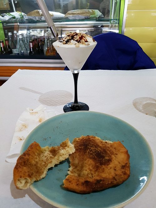 homemade ice cream at Happy Veggies in Ponta Delgada