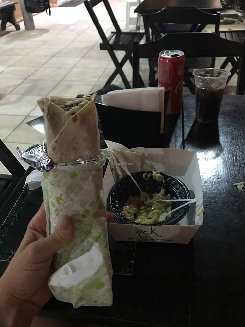 Kebab and hommus at Rockebab in Porto De Galinhas