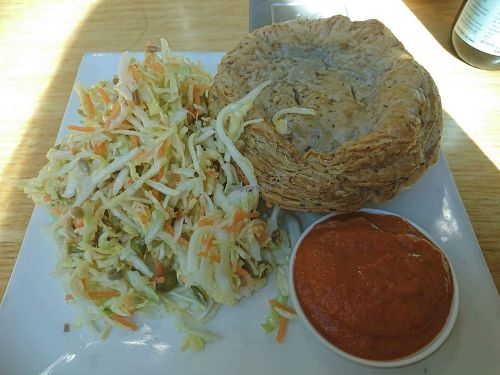 Roast vege pie at Watson's Eatery in Dunedin