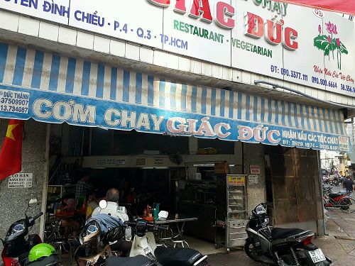 Outside at Giac Duc in Ho Chi Minh City