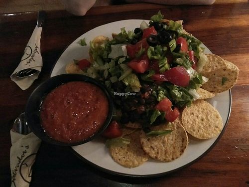 Vegan nachos. at Salvador's in Kunming
