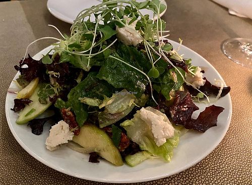 Apple salad at Oliver's in Santa Barbara