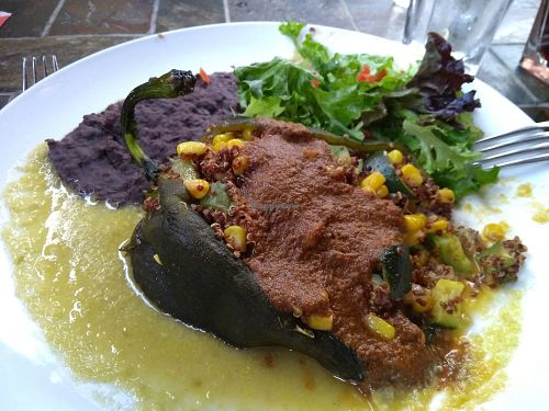 Chile relleno at Rio Chama in Santa Fe
