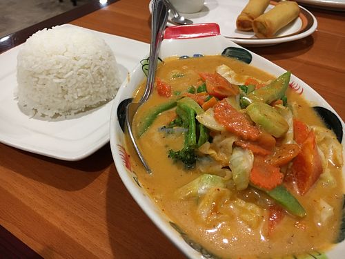 Panang Curry  at Thai Hachapi  in Tehachapi