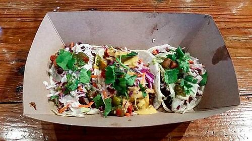 Tacos at Two Dollar Radio Headquarters in Columbus