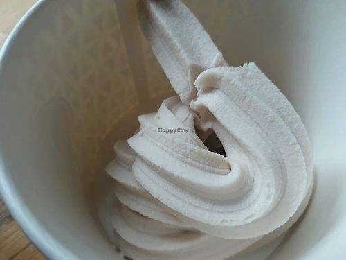 Almond flavour vegan yogurt at VAVA Frozen Yogurt - Thae Pae Gate in Chiang Mai