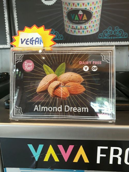 Vegan frozen yogurt at VAVA Frozen Yogurt - Thae Pae Gate in Chiang Mai