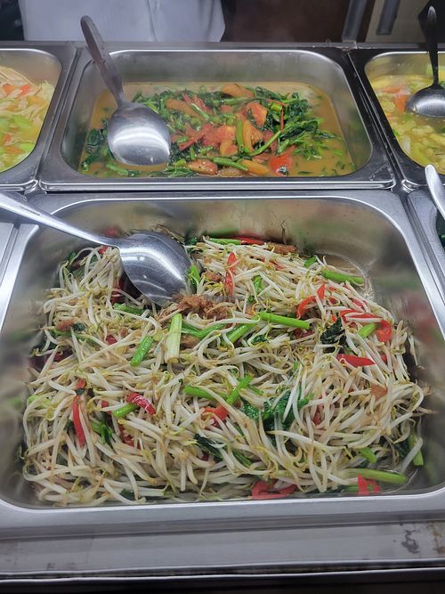 Veggies at Kaixin Vegan Bistro in Bogor