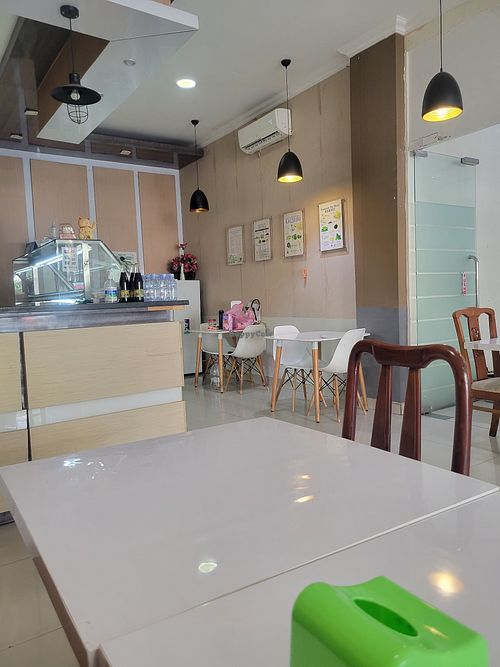 Inside at Kaixin Vegan Bistro in Bogor