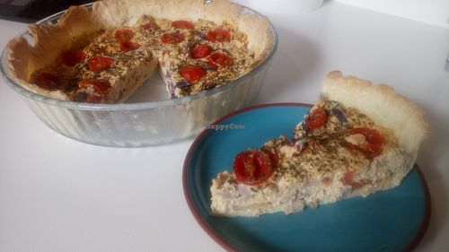 Vegan Quiches  at Oak St Coffee in Llangollen