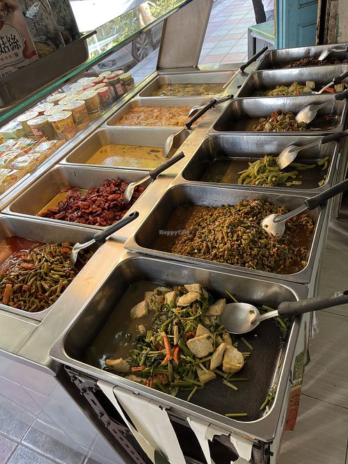 This is just a small selection of the incredibly huge menu they have on offer ￼ at Nop Nan in Bangkok