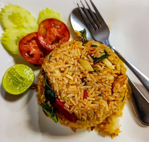 Tom Yum Fried Rice at Nop Nan in Bangkok
