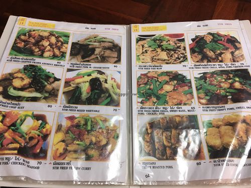 stir fry at Nop Nan in Bangkok