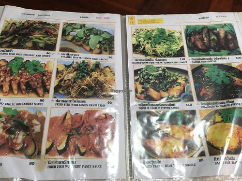 fish dishes at Nop Nan in Bangkok