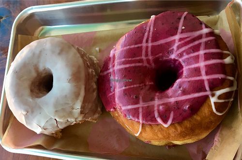 Lemon-blueberry & the purist at Five Daughters Bakery - Caruthers Ave in Nashville