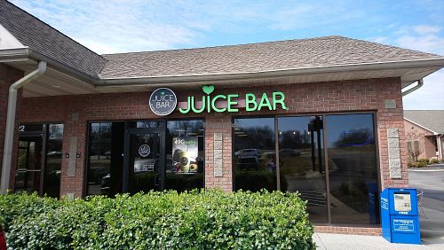 Front of the office at Sunshine Cafe & Juicery in Mt Juliet