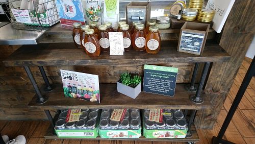 Local products at Sunshine Cafe & Juicery in Mt Juliet