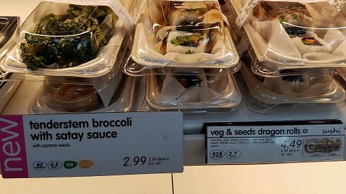 vegan options at STN - Itsu in Stansted