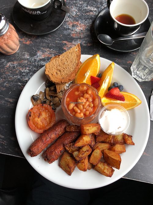  Vegan brunch is very good.  at Prikid in Reykjavik