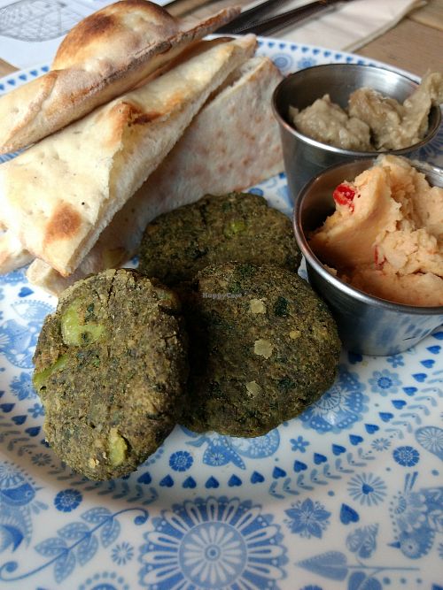 Falafel at Redmond's in Glasgow