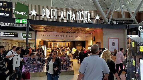 location at STN - Pret A Manger in Stansted