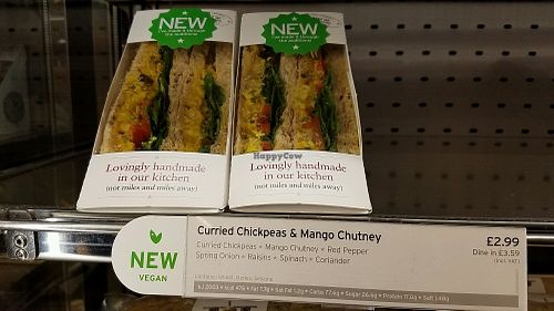 vegan sandwiches at STN - Pret A Manger in Stansted