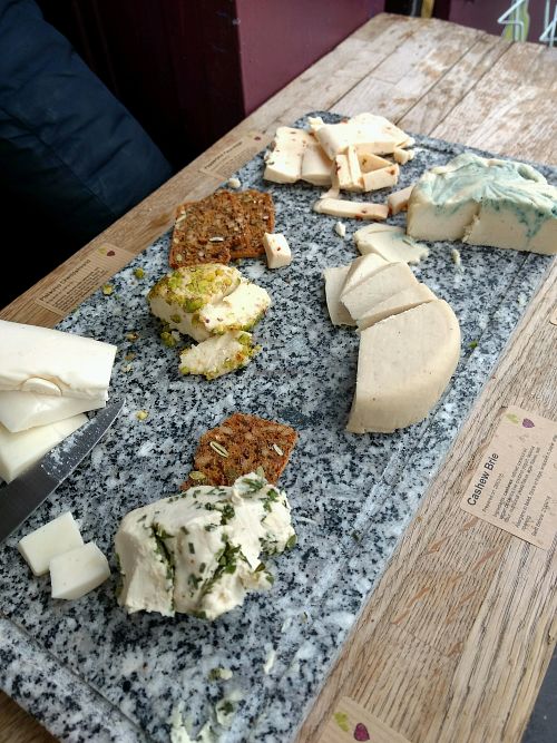 home made cbeese at Beetroot Sauvage in Edinburgh